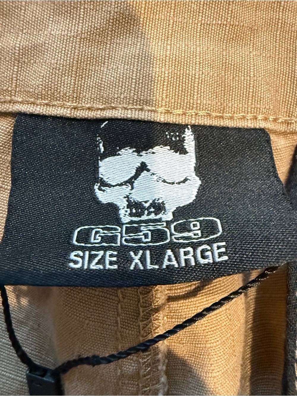 G59 Men's Cargo Pants in Khaki - Size XLarge